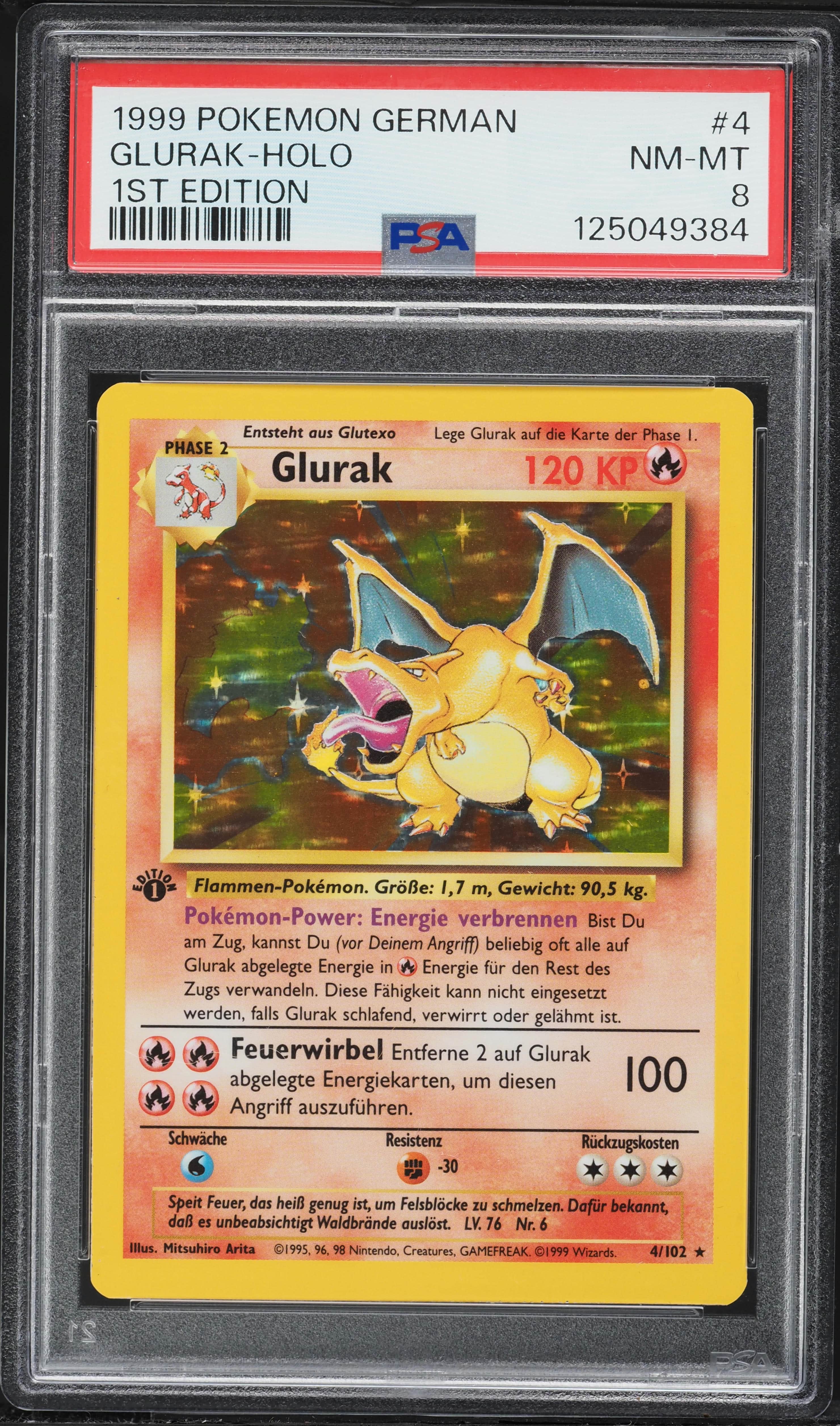 1999 #4 Glurak-Holo 1st Edition